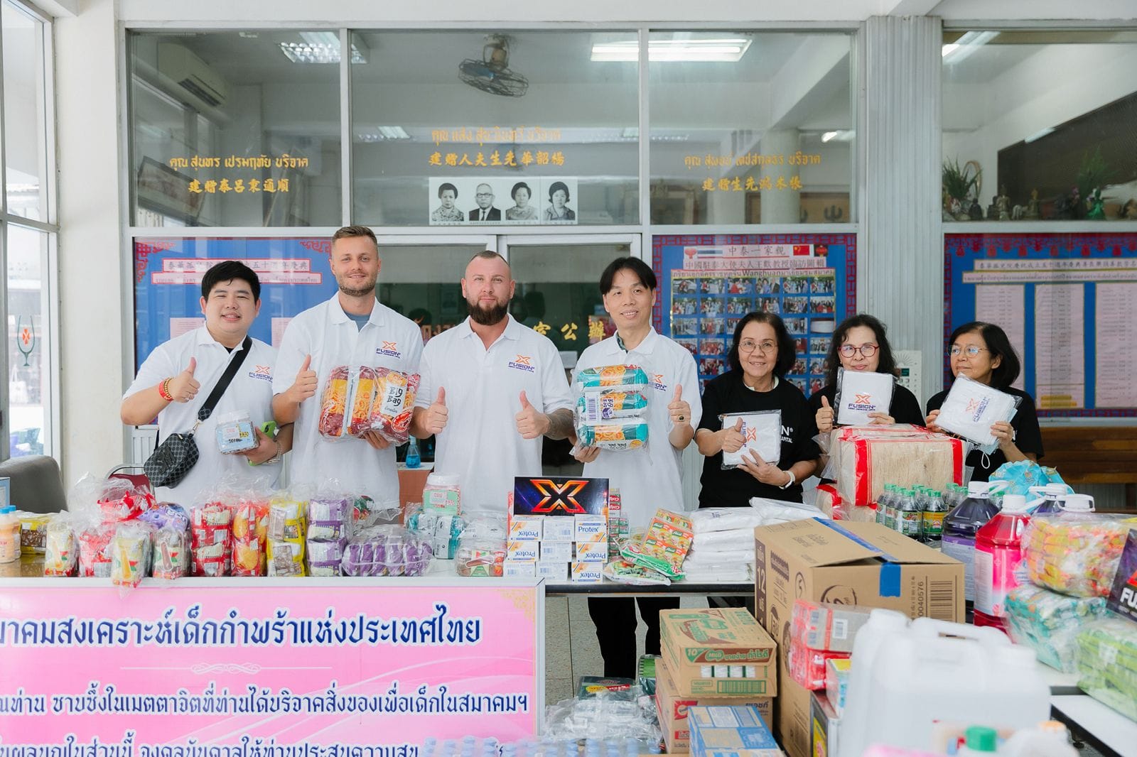 Zeljko Cikojevic and partners with volunteers and donated supplies